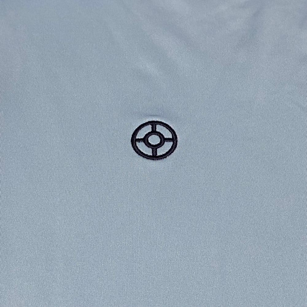 Peter Millar The Grove XXIII Summer Comfort Polo Shirt Mens L Blue Short Sleeve - Picture 6 of 10